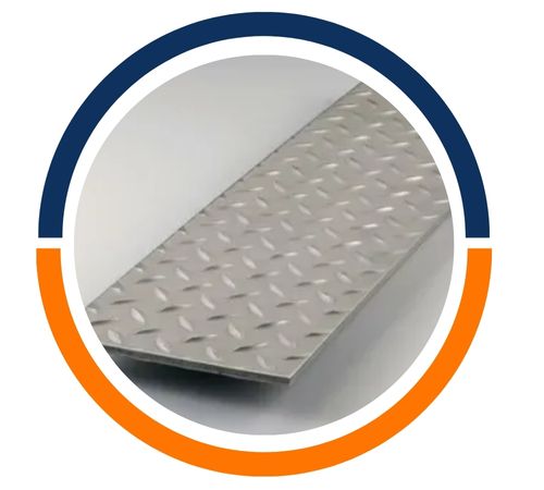 Aluminium 5083 HR Teardrop Pattern Chequered Plates In UK